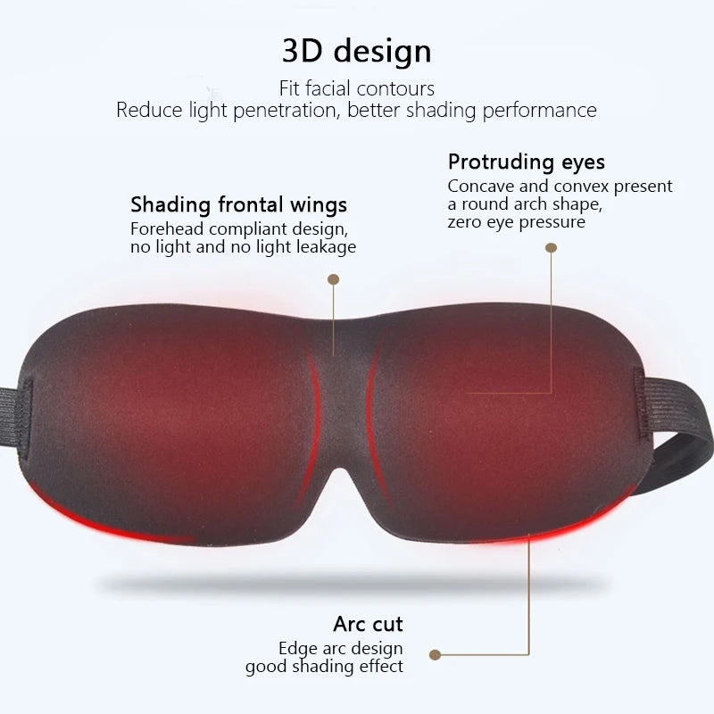 SilkDream™: 3D Contoured Sleep Mask 😴🌙💖