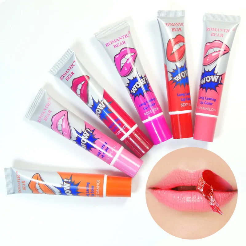 LushTint™: 6-Color Peel-Off Long-Lasting Lip Stain Set 💖💋✨