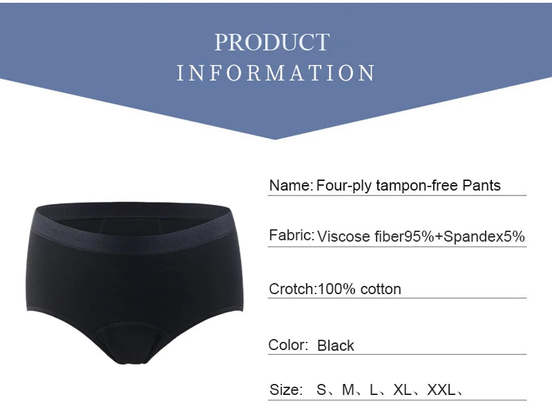 FlowLuxe™: Leak-Proof Menstrual Panties 💕🩸✨