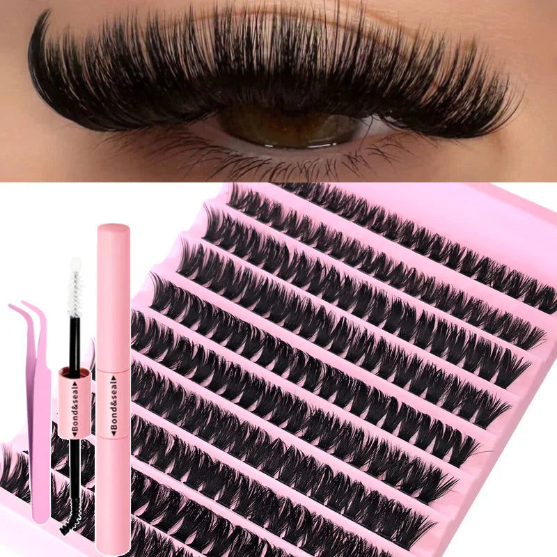 LashLure™: DIY Eyelash Extension Kit 💕🌸👁️