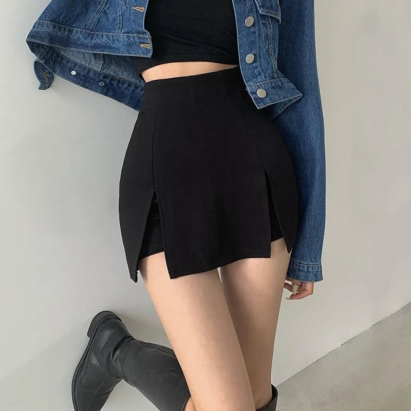 ChicSplit™: High-Waist Mini Skirt 💕👠✨