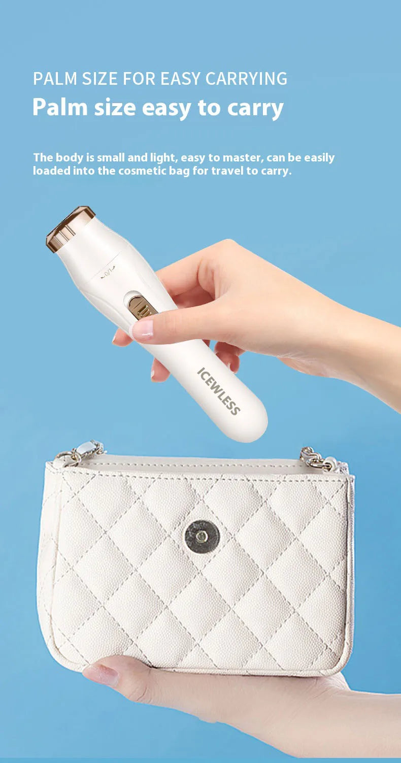 Electric Hair Trimmers for Women Waterproof Razor Painless Private Body Hair Removal Device shaver Bikini Arm Leg Face Shaving