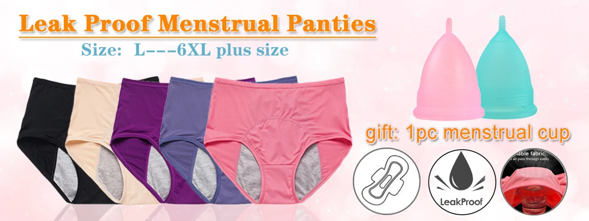 FlowLuxe™: Leak-Proof Menstrual Panties 💕🩸✨