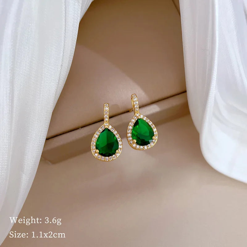 Emeraluxe™: Green Zircon Jewelry Set 💚💎✨