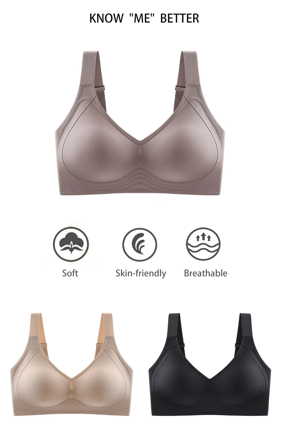 CurveMuse™: Seamless Push-Up Wireless Bralette 💖👙✨