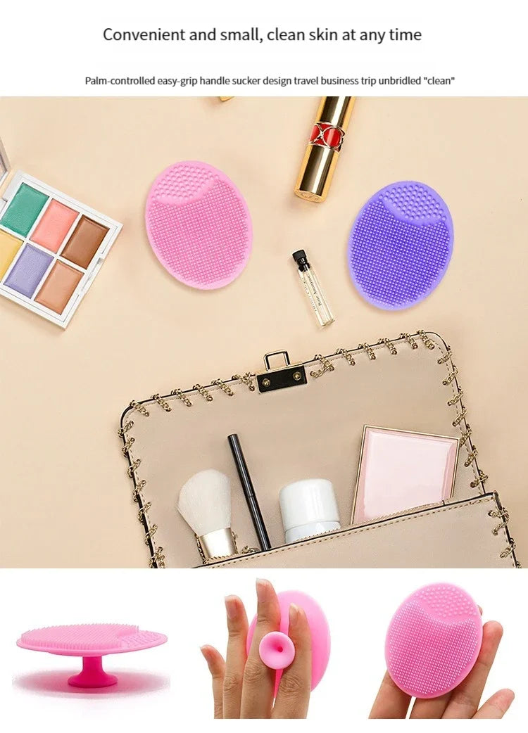 PurePetal™: Silicone Face & Bath Brush 🌸🫧✨