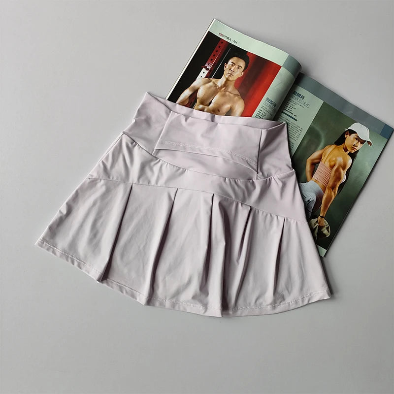 GlamServe™: High-Waist Sports Skirt 🎾💃🌸
