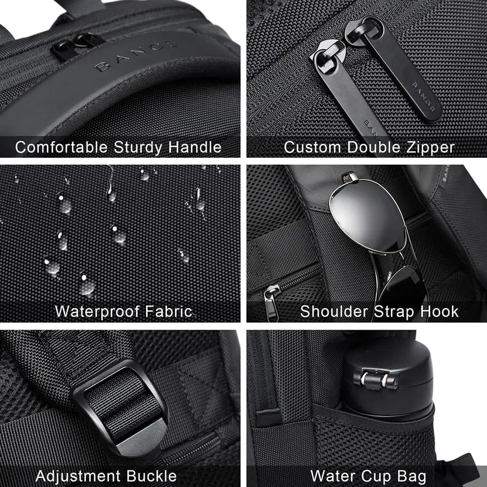 JetBorne™: Waterproof Travel Laptop Backpack 🎒💻✨