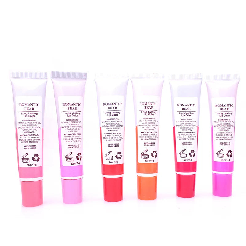 LushTint™: 6-Color Peel-Off Long-Lasting Lip Stain Set 💖💋✨
