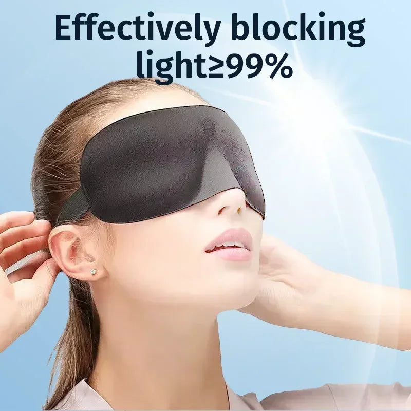 DreamLuxe™: 3D Contoured Sleep Mask 🌙💤✨