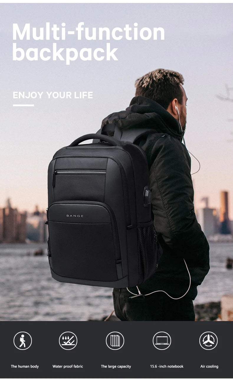 JetBorne™: Waterproof Travel Laptop Backpack 🎒💻✨