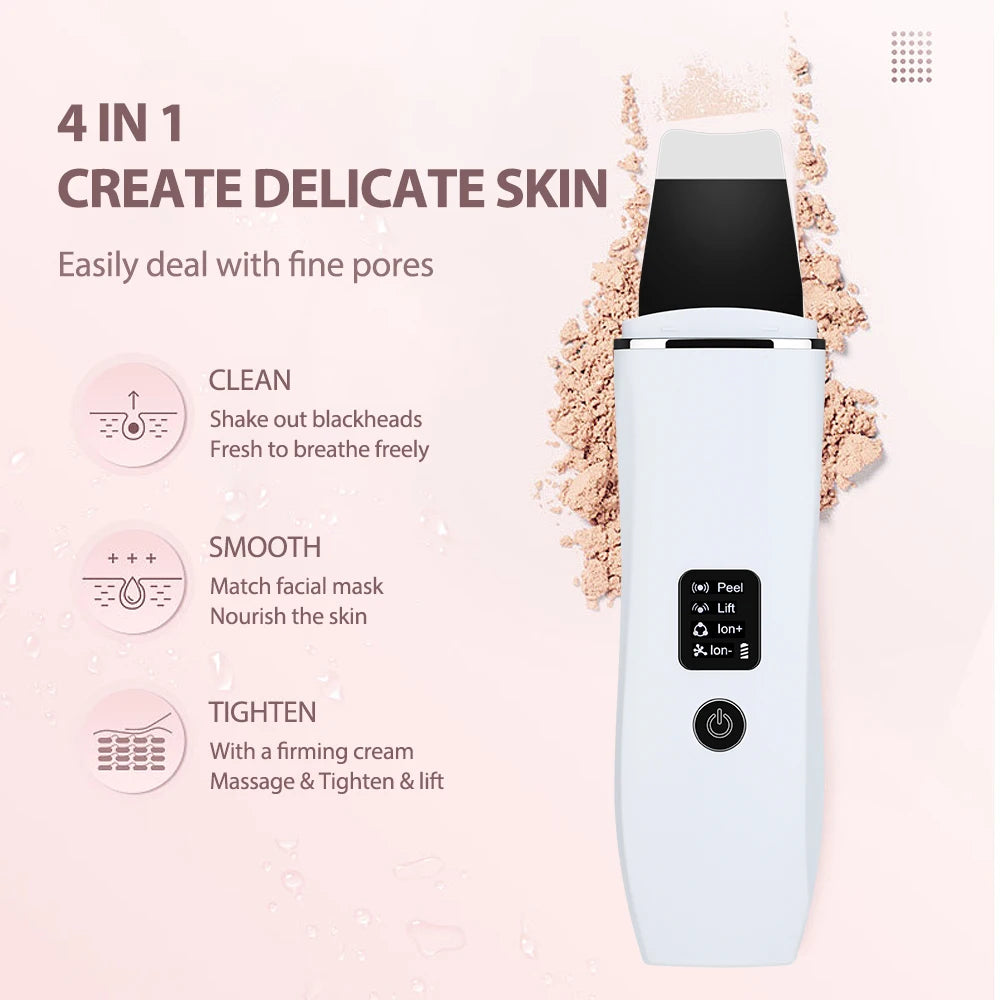 GlowSonic™: Ultrasonic Facial Skin Scrubber 💆‍♀️🌸✨