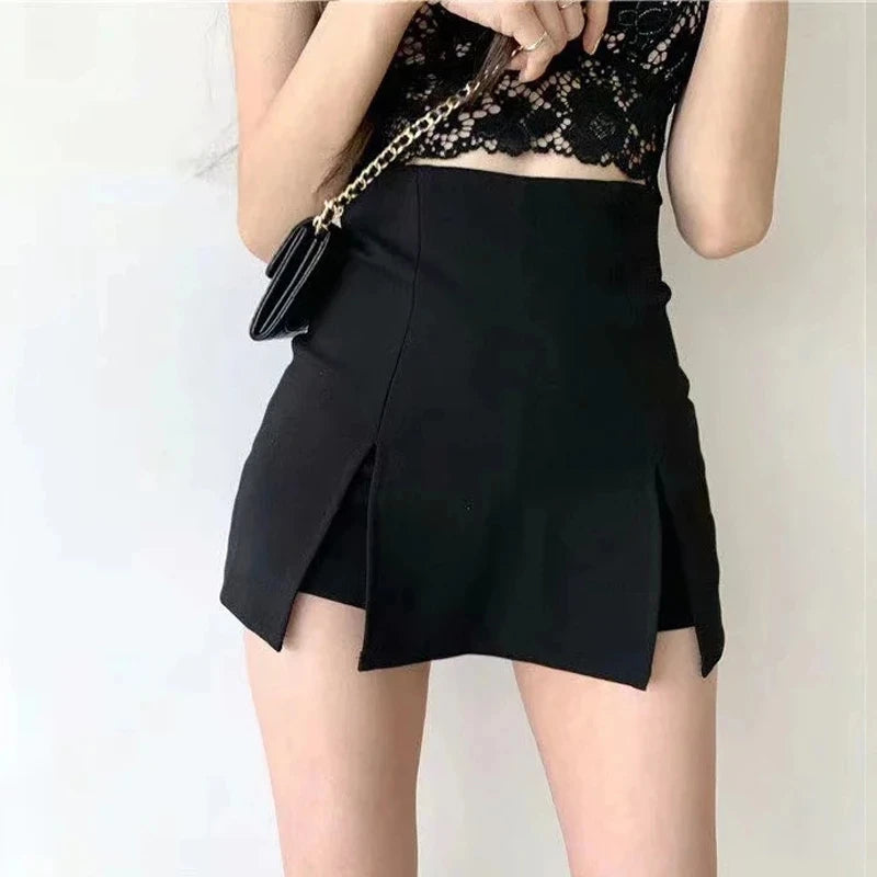 ChicSplit™: High-Waist Mini Skirt 💕👠✨