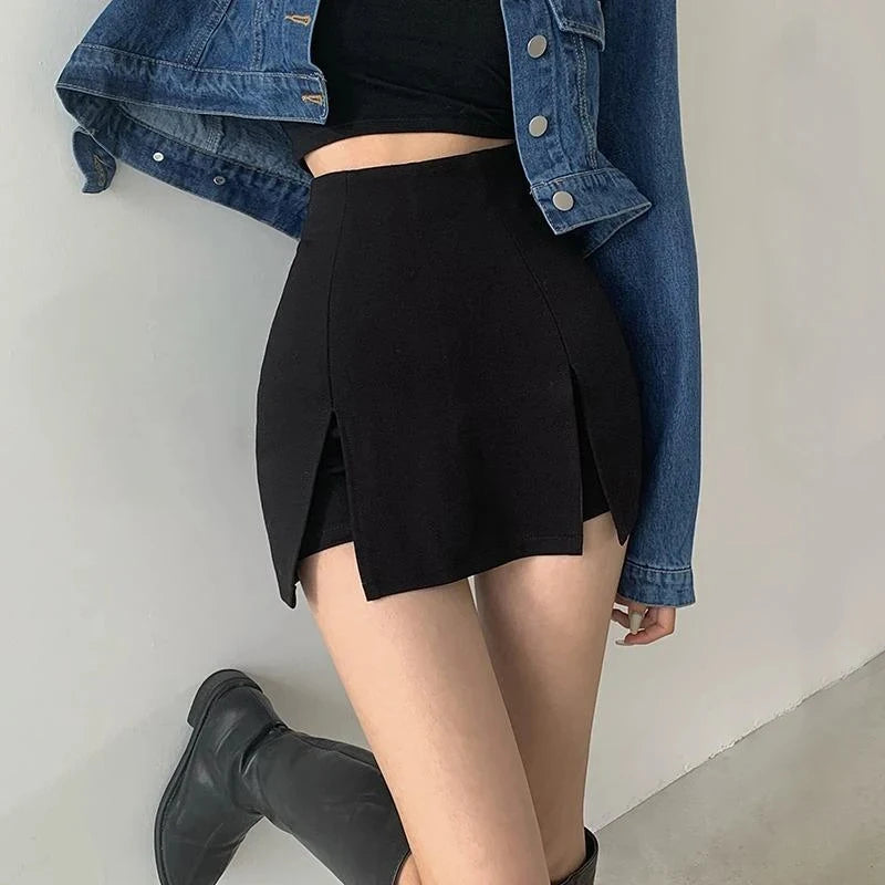 ChicSplit™: High-Waist Mini Skirt 💕👠✨