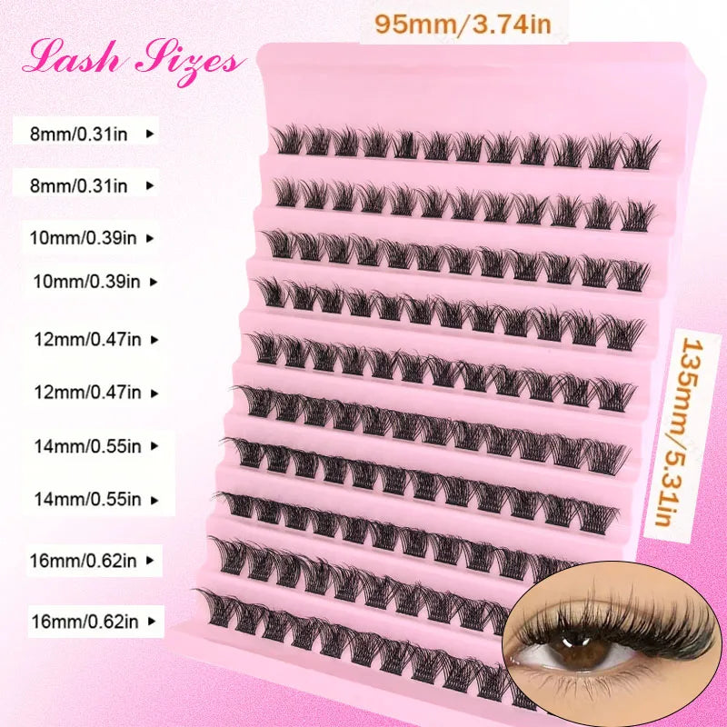 LashLure™: DIY Eyelash Extension Kit 💕🌸👁️