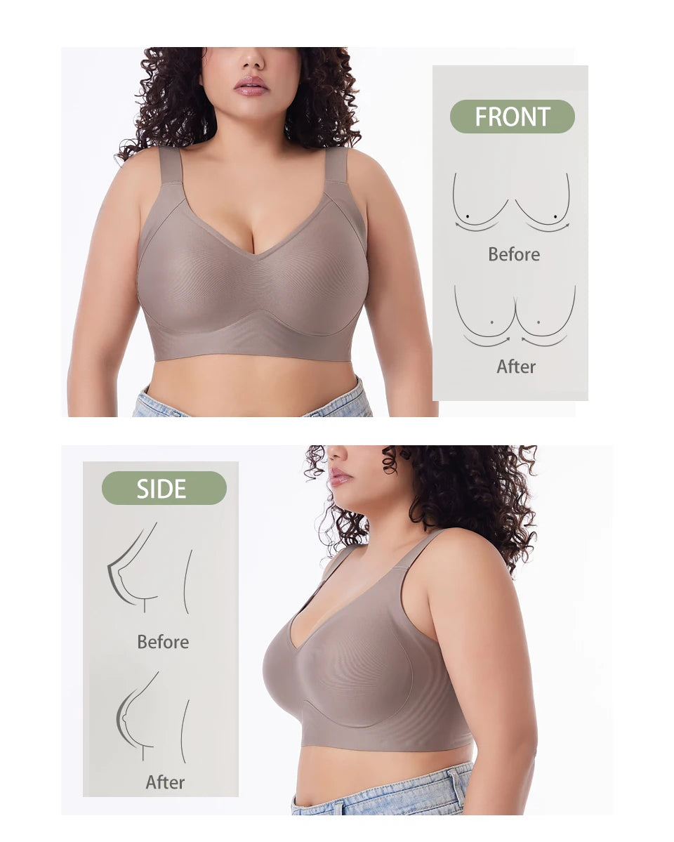 CurveMuse™: Seamless Push-Up Wireless Bralette 💖👙✨