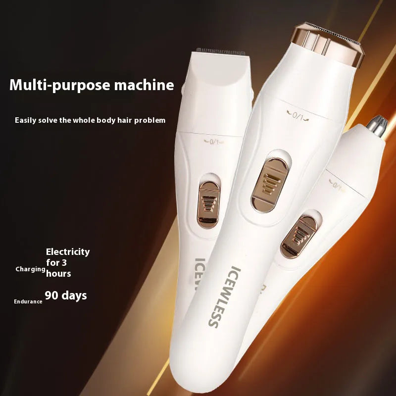 Electric Hair Trimmers for Women Waterproof Razor Painless Private Body Hair Removal Device shaver Bikini Arm Leg Face Shaving