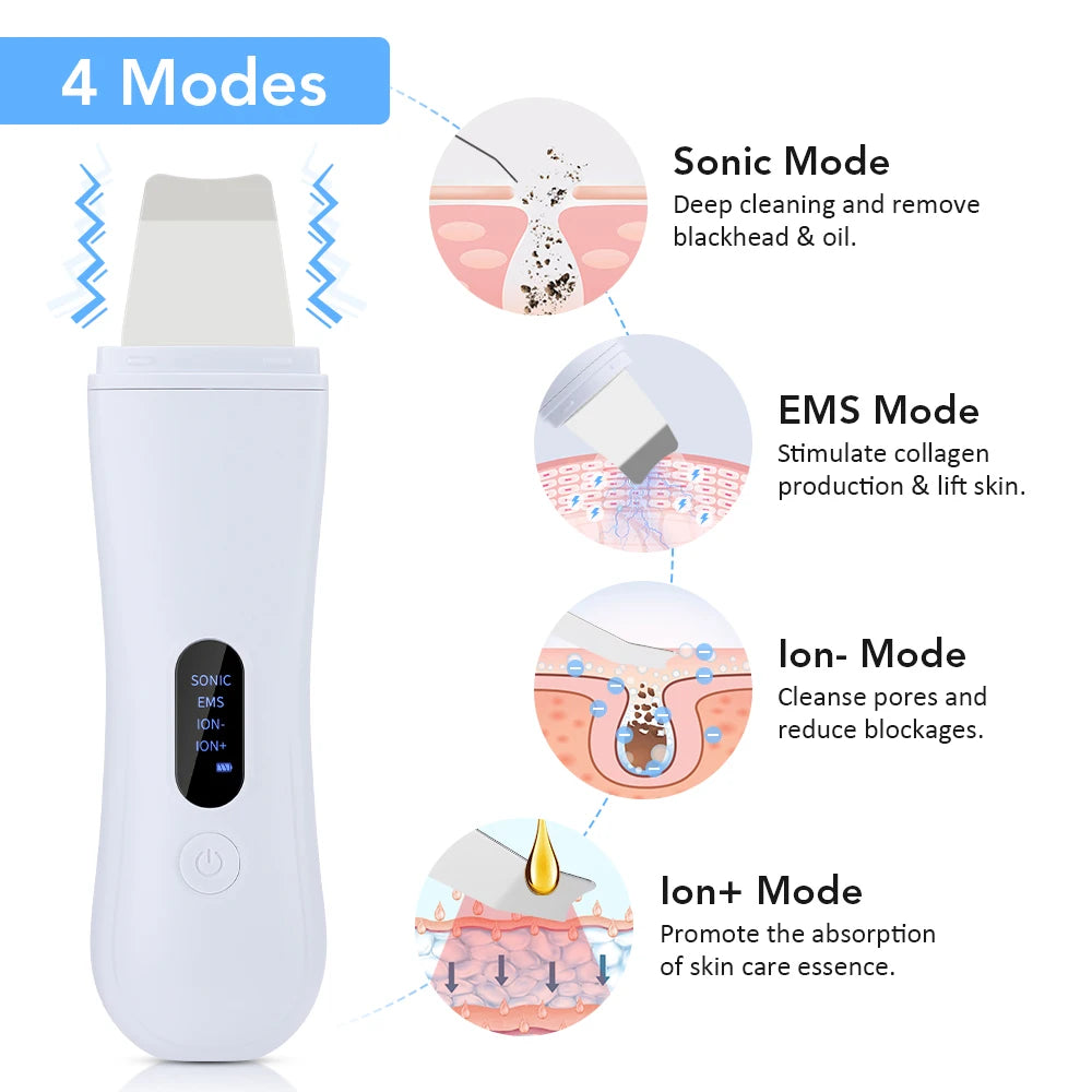 GlowSonic™: Ultrasonic Facial Skin Scrubber 💆‍♀️🌸✨