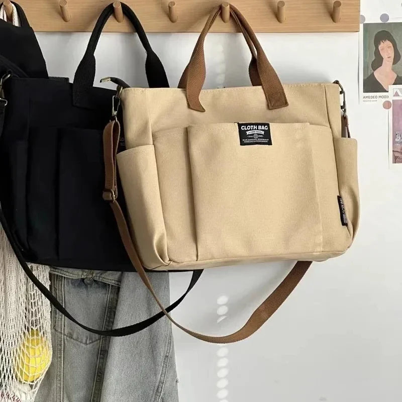 ChicTote™: Urban Minimalist Canvas Bag 👜🌸✨