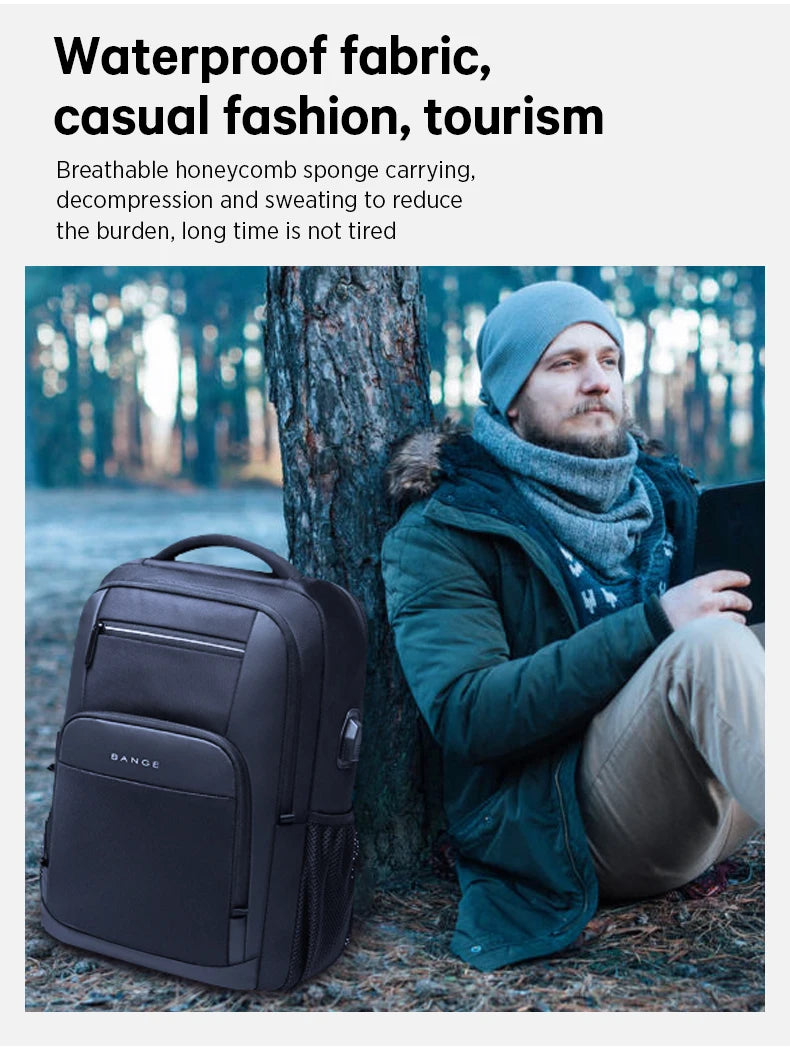 JetBorne™: Waterproof Travel Laptop Backpack 🎒💻✨