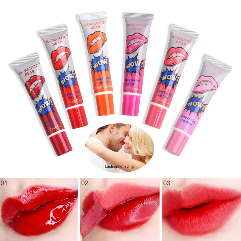 LushTint™: 6-Color Peel-Off Long-Lasting Lip Stain Set 💖💋✨