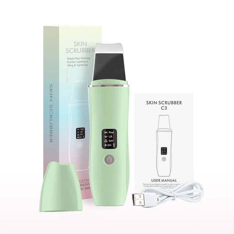 GlowSonic™: Ultrasonic Facial Skin Scrubber 💆‍♀️🌸✨