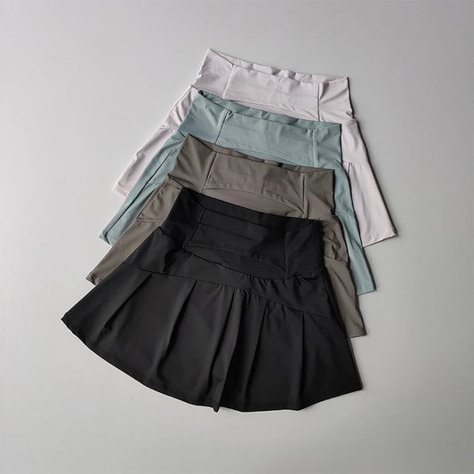 GlamServe™: High-Waist Sports Skirt 🎾💃🌸