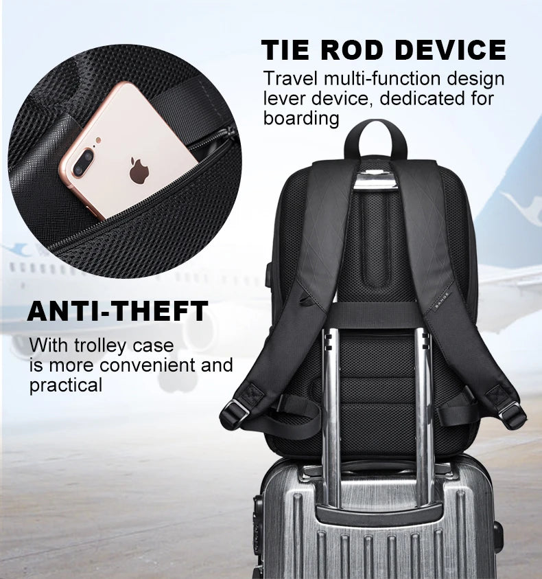 JetBorne™: Waterproof Travel Laptop Backpack 🎒💻✨