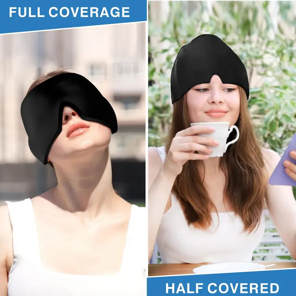 CalmiCloud™: Hot & Cold Migraine Relief Cap ❄️💆‍♀️💖