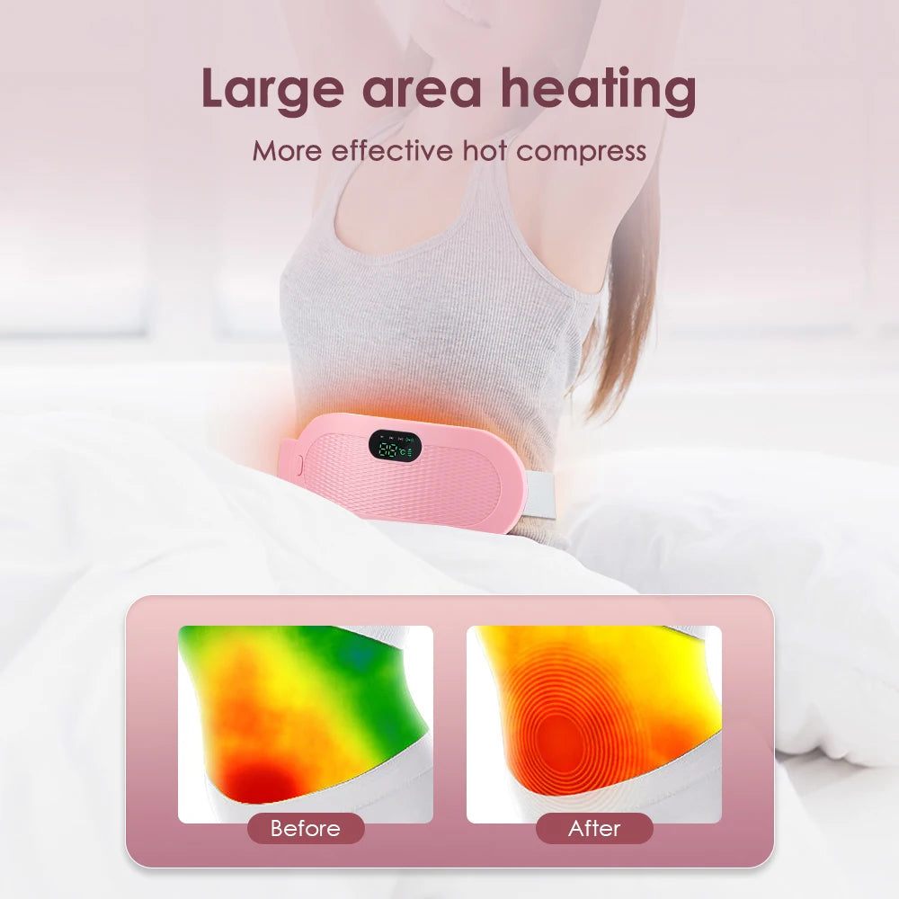WarmLush™: Heated Menstrual Relief Belt 💖🌸🔥