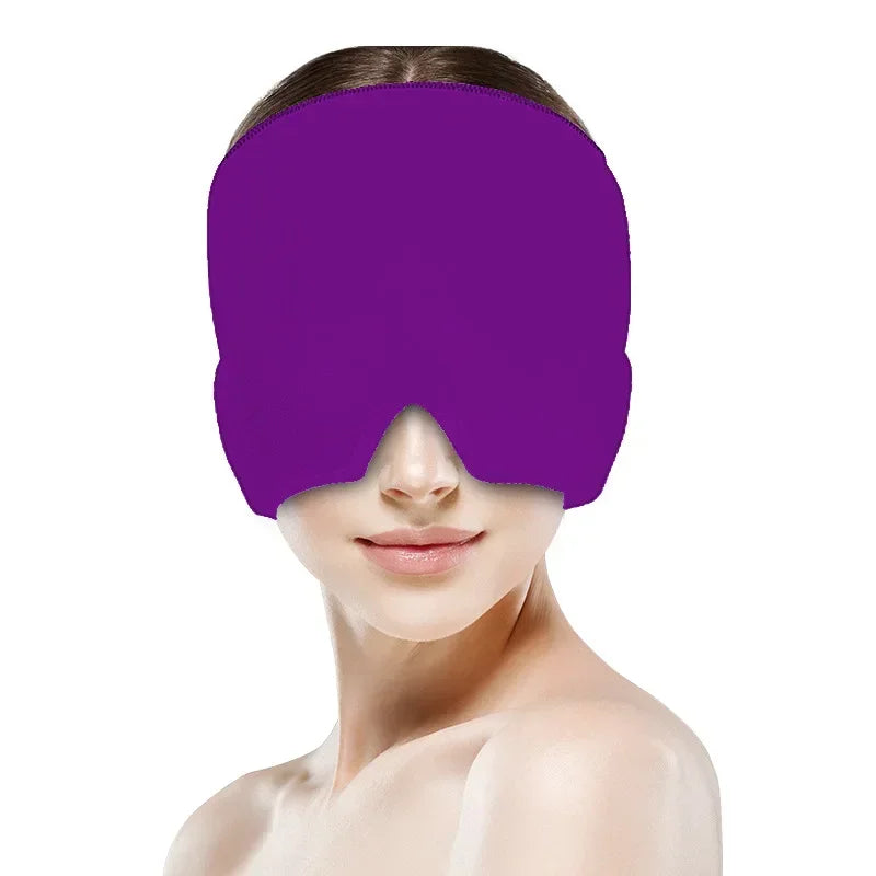 CalmiCloud™: Hot & Cold Migraine Relief Cap ❄️💆‍♀️💖