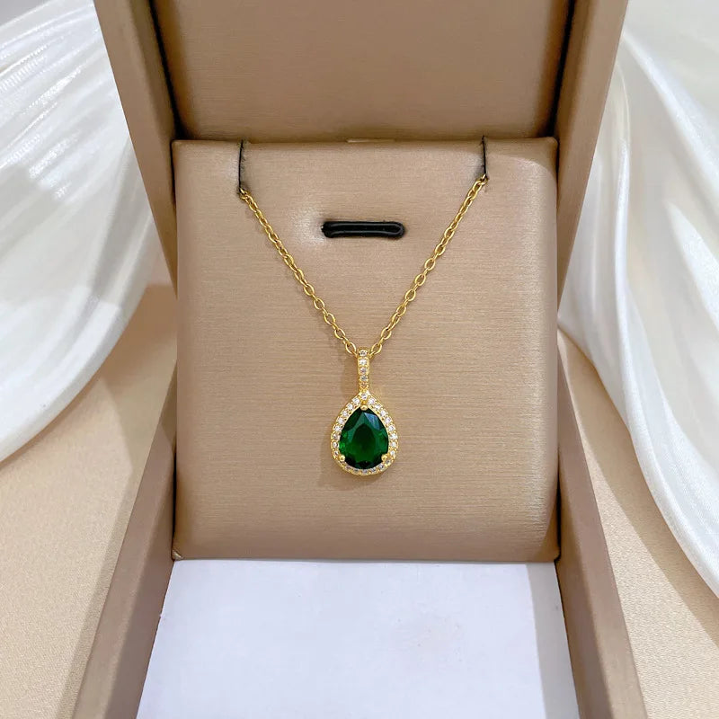 Emeraluxe™: Green Zircon Jewelry Set 💚💎✨