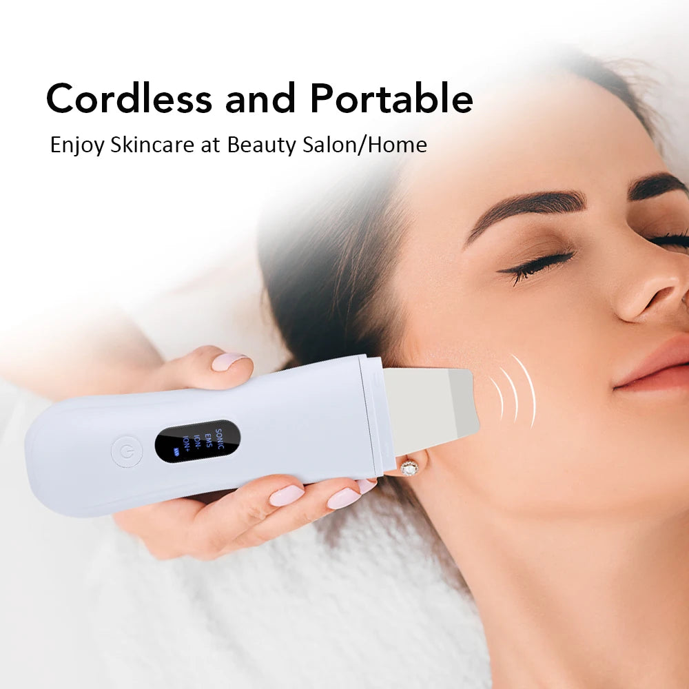GlowSonic™: Ultrasonic Facial Skin Scrubber 💆‍♀️🌸✨