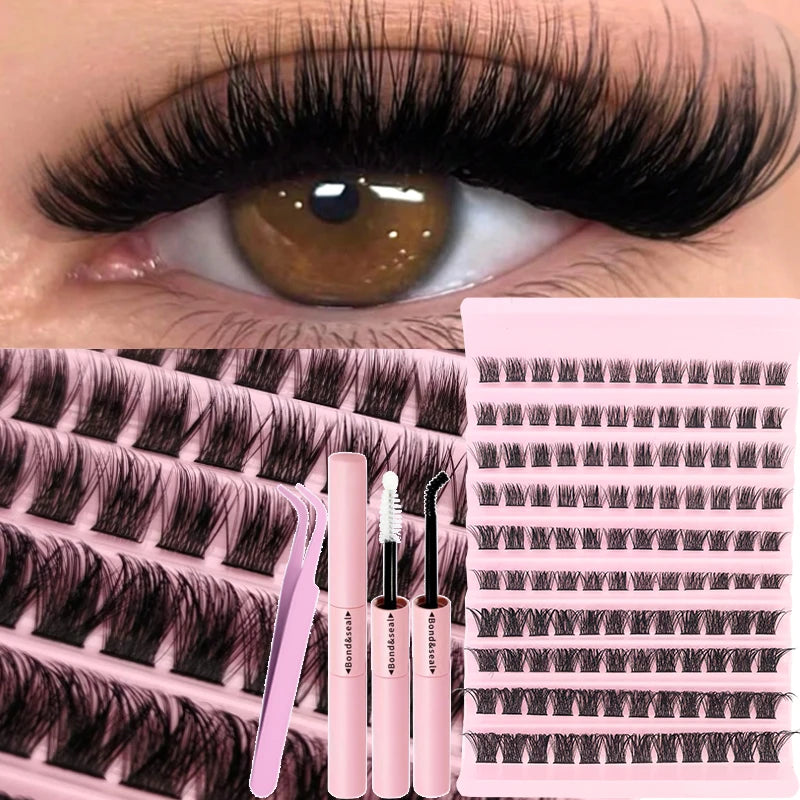 LashLure™: DIY Eyelash Extension Kit 💕🌸👁️