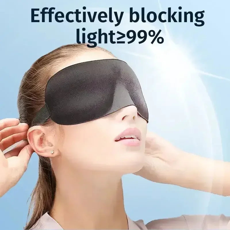 DreamLuxe™: 3D Contoured Sleep Mask 🌙💤✨