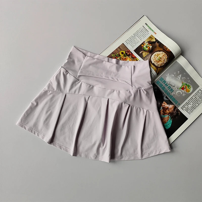 GlamServe™: High-Waist Sports Skirt 🎾💃🌸
