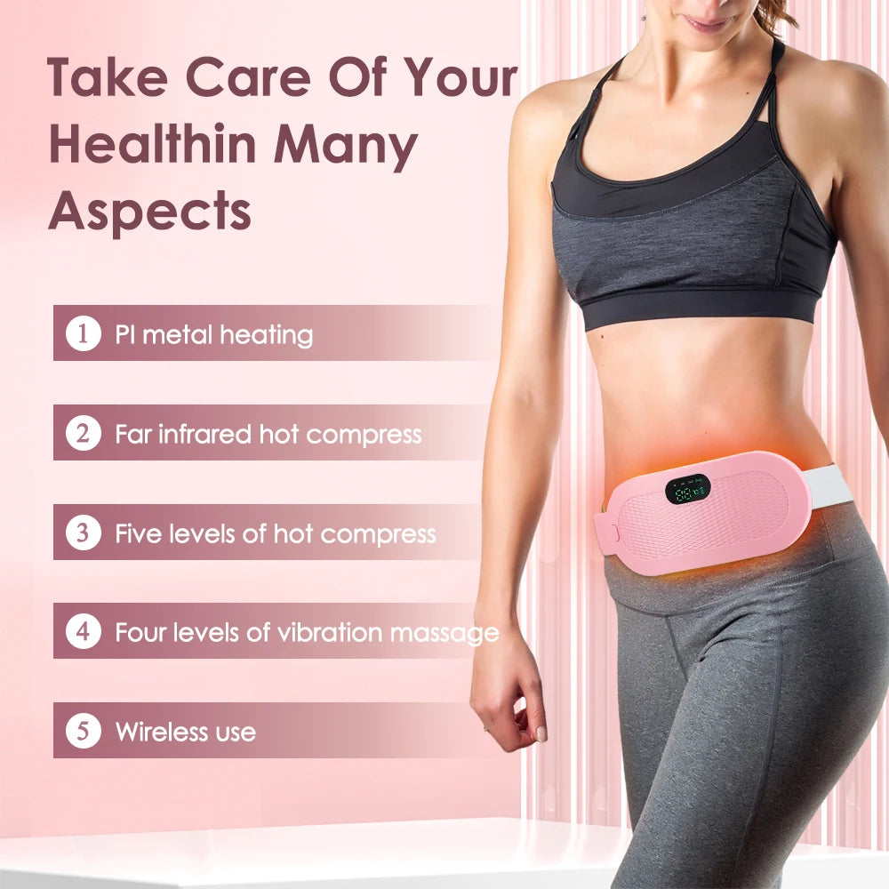 WarmLush™: Heated Menstrual Relief Belt 💖🌸🔥