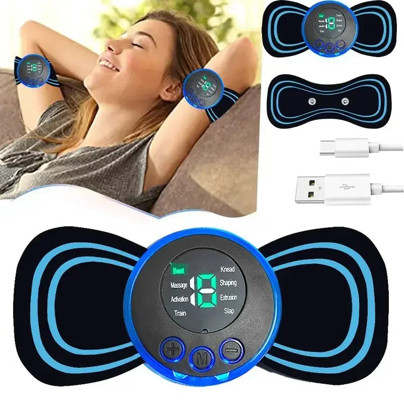 RelaxiPulse™: Mini Electronic Cervical Massager 💖💆‍♀️✨