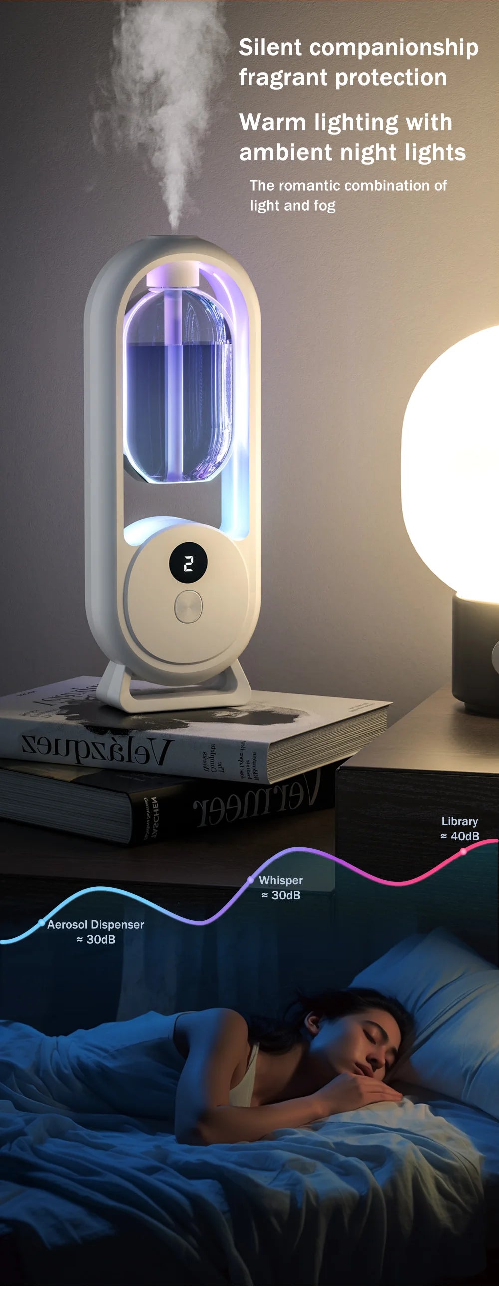 AromaWhirl™: Rechargeable Portable Essential Oil Diffuser 💖🌸✨