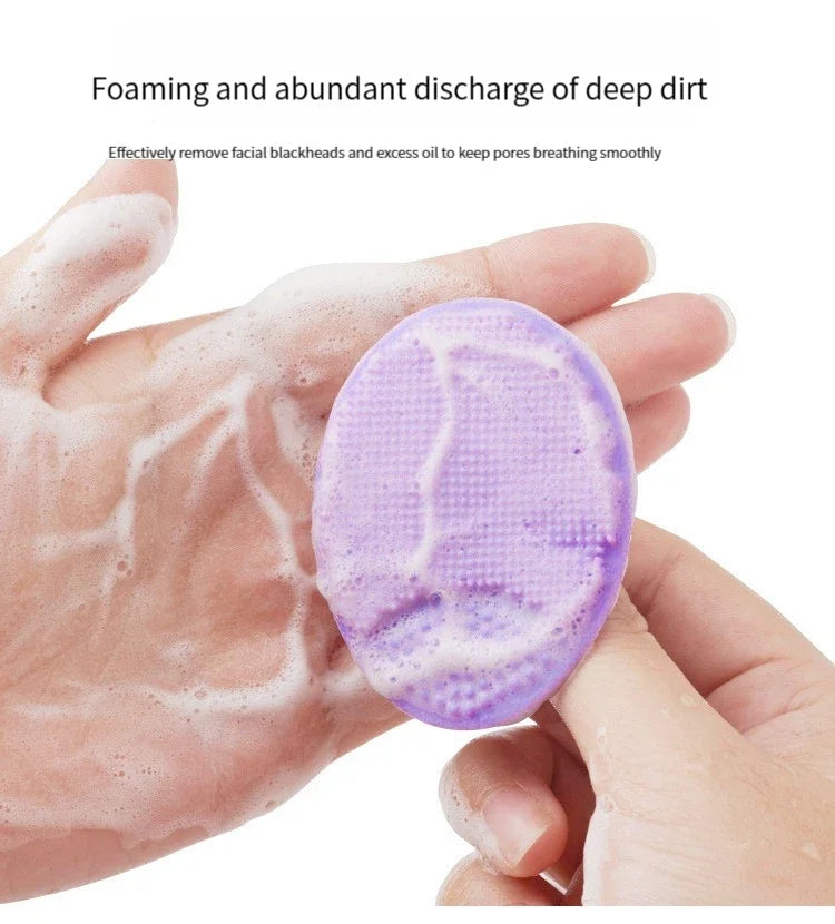 PurePetal™: Silicone Face & Bath Brush 🌸🫧✨