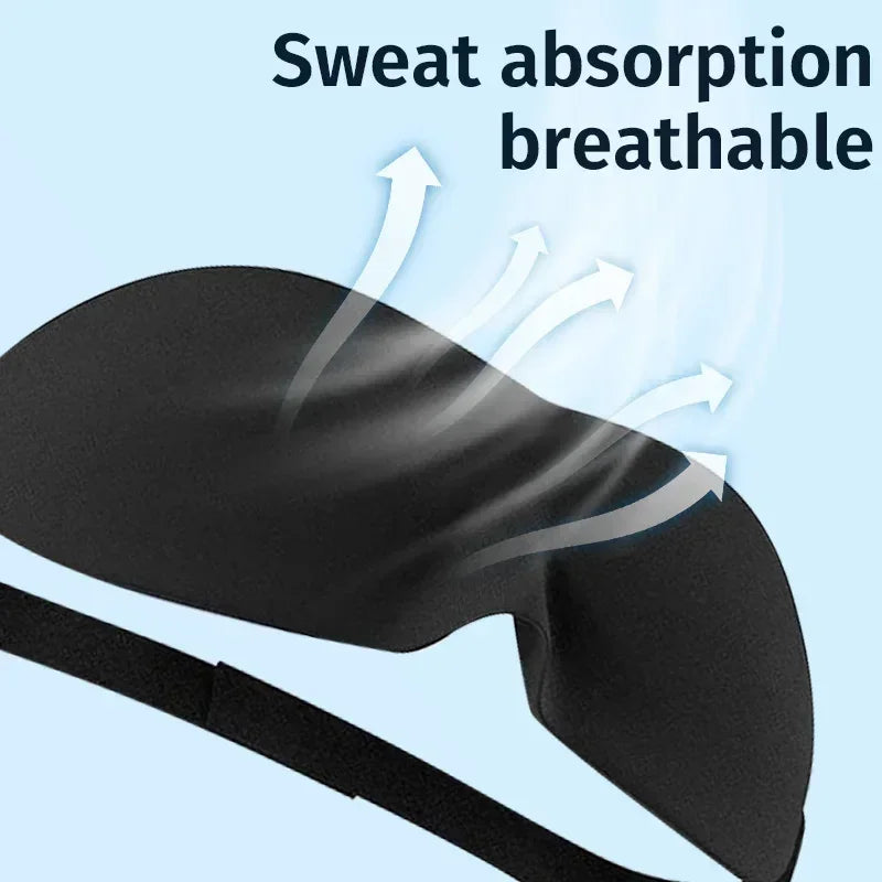 DreamLuxe™: 3D Contoured Sleep Mask 🌙💤✨