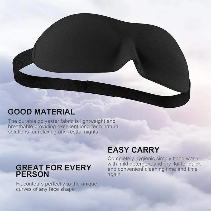 SilkDream™: 3D Contoured Sleep Mask 😴🌙💖