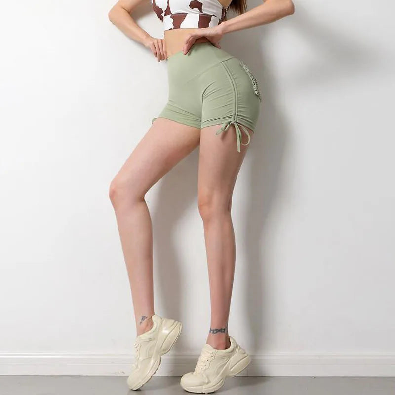FlexCurve™: High-Waist Yoga Shorts 🏋️‍♀️💃🌸