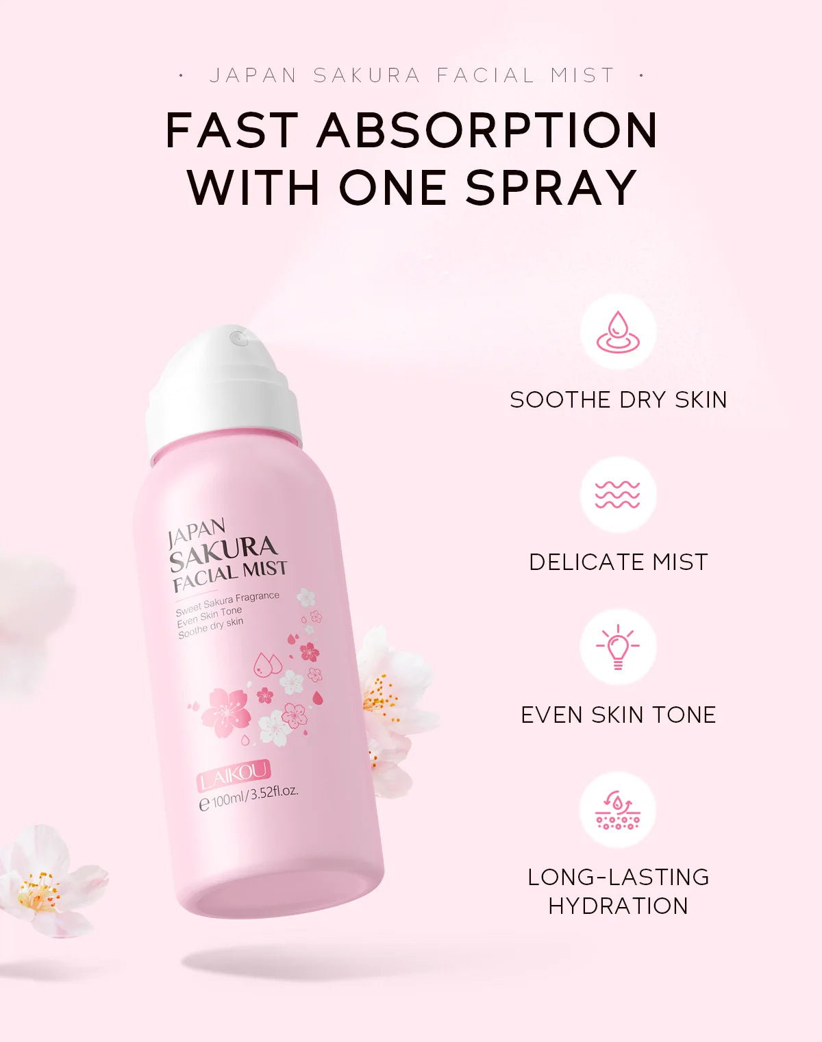 BloomMist™: Sakura Facial Spray 🌸💦✨