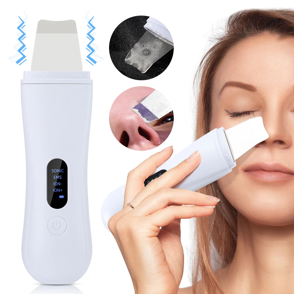 GlowSonic™: Ultrasonic Facial Skin Scrubber 💆‍♀️🌸✨