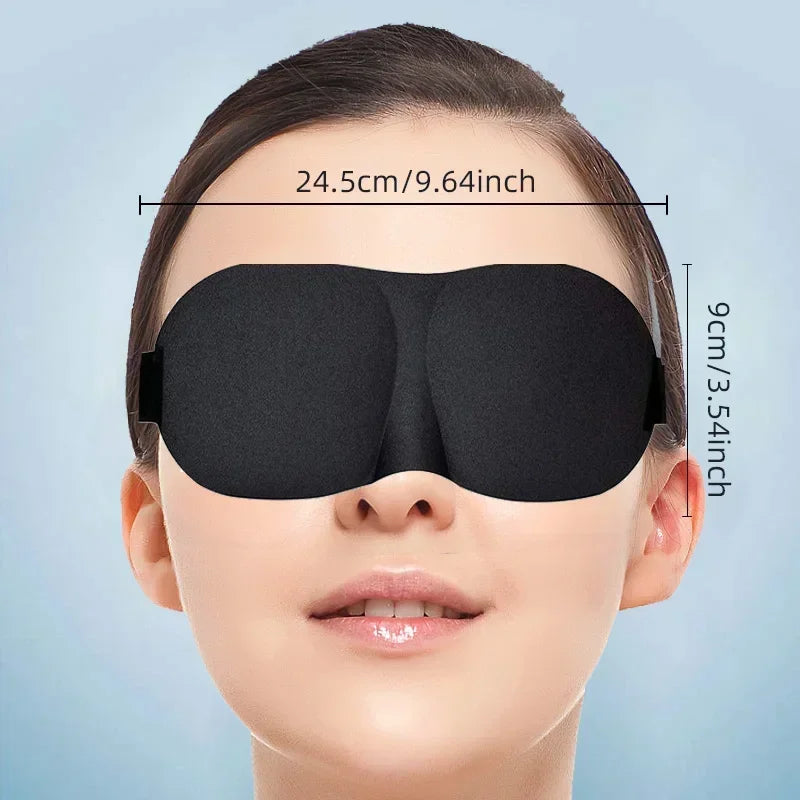DreamLuxe™: 3D Contoured Sleep Mask 🌙💤✨