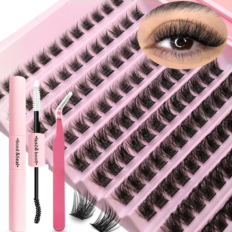LashLure™: DIY Eyelash Extension Kit 💕🌸👁️