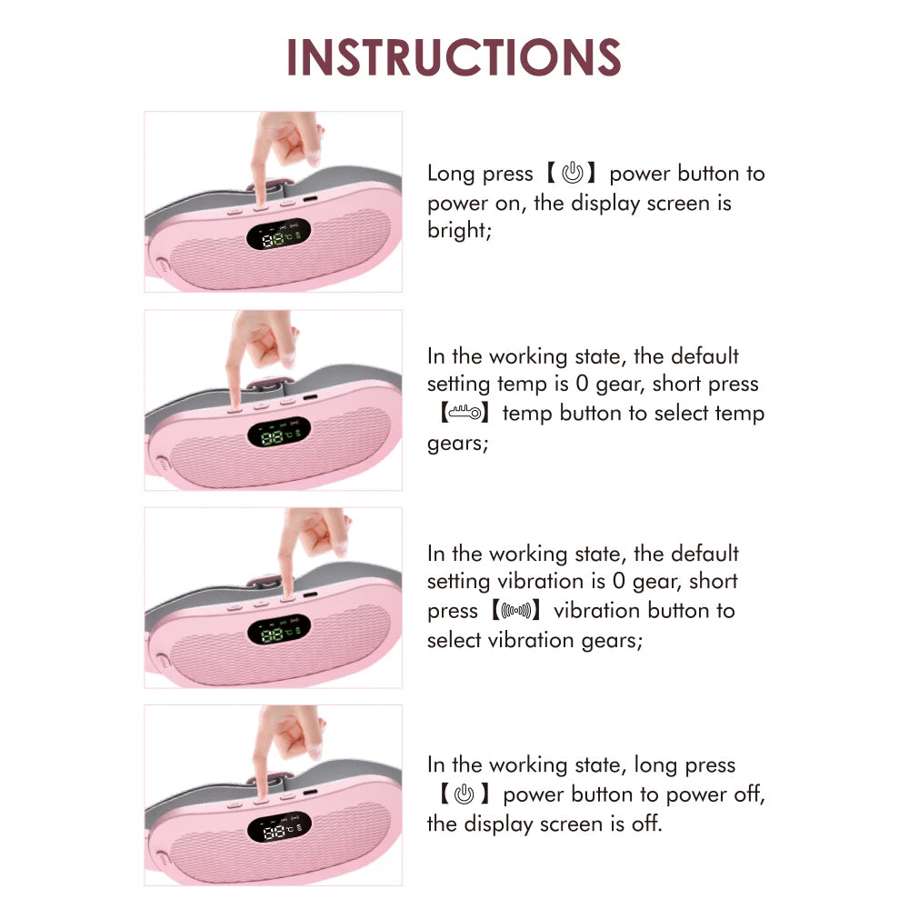 WarmLush™: Heated Menstrual Relief Belt 💖🌸🔥