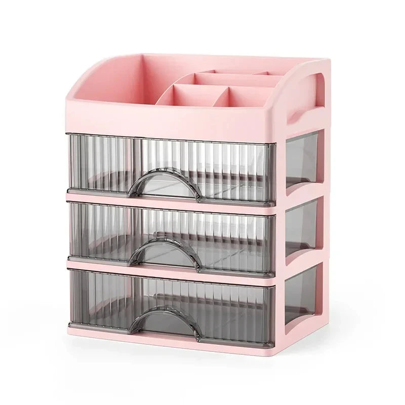 GlamStash™: Large-Capacity Transparent Makeup & Jewelry Organizer 💖💎✨