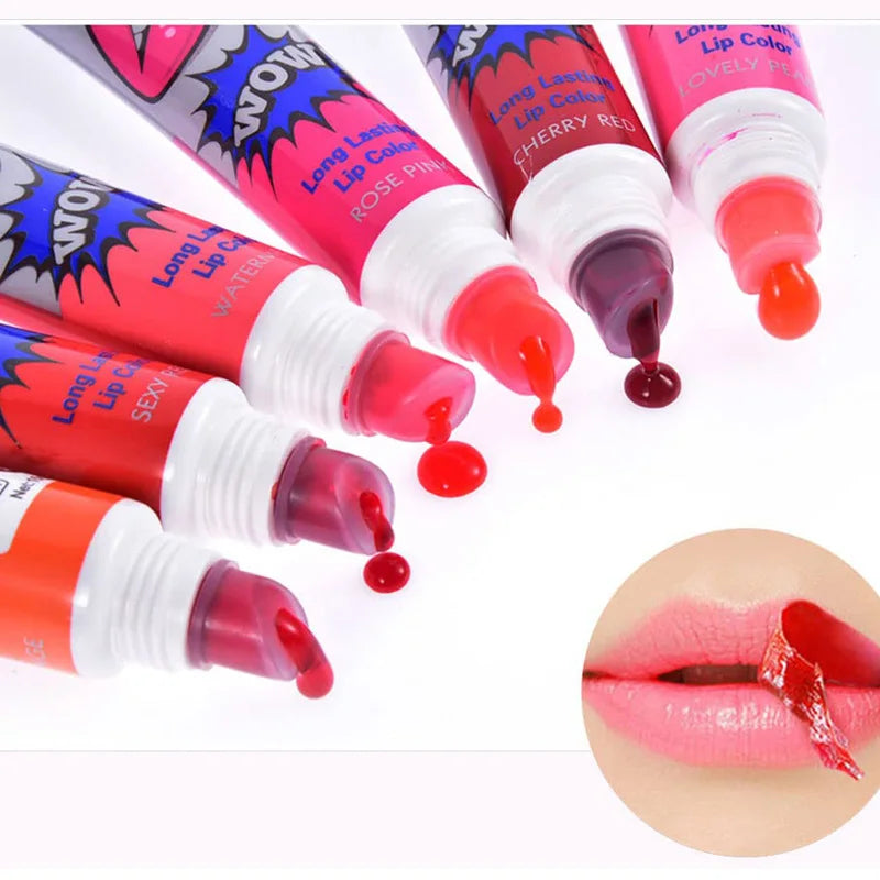 LushTint™: 6-Color Peel-Off Long-Lasting Lip Stain Set 💖💋✨